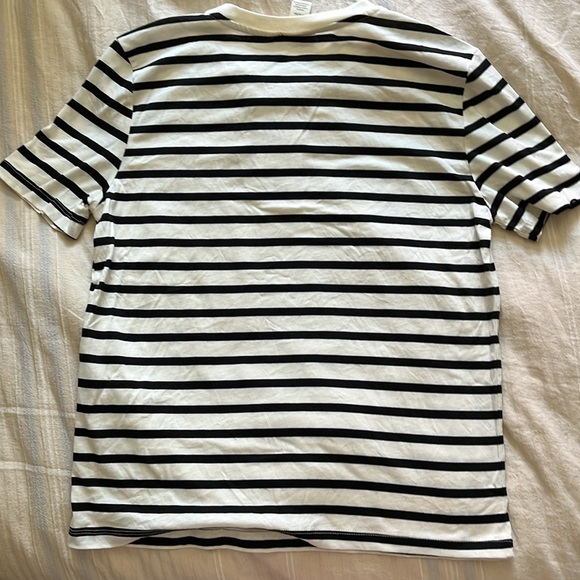 BNWT Emily in Paris Black and White striped T Shirt - Picture 5 of 5